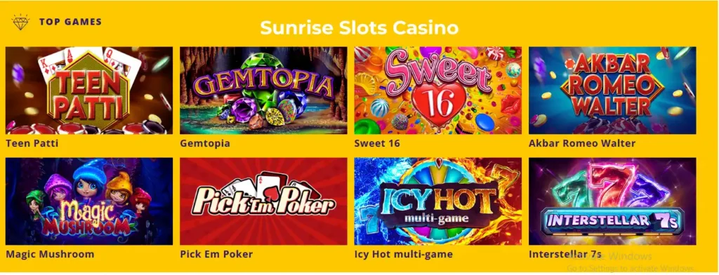Sunrise Slots Casino